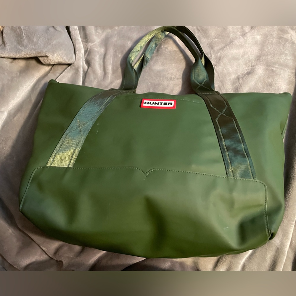 Hunter Green Bag with Orange interior